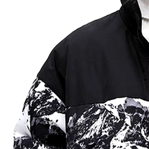 Chaqueta de invierno para hombre, talla grande, impermeable, cortavientos, transpirable, con cuello alto, estilo streetwear, de alta calidad, con capucha. - Product Image 6