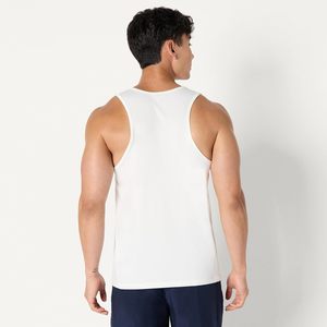 Débardeur Homme en Coton Écologique Sans Manches pour la Gym, l'Entraînement et le Fitness – Respirant, Séchage Rapide, Décontracté, Été, avec Logo Avant - Product Image 5