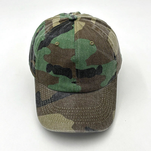 High Quality Wholesale Washed <b>Camo</b> Curved Soft Top Unisex Adjustable Street Fashion Casual Sports Baseball <b>Cap</b> - Product Image 3