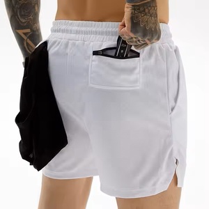 Pantalones Cortos Deportivos Casuales de Verano Hechos a Medida para Hombre, con 2 Bolsillos, para Gimnasio y Running, de Spandex/Algodón, de Secado Rápido y Transpirables - Product Image 3