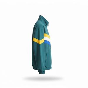 Veste coupe-vent de sport entièrement sublimée 2026 pour hommes, en tissu imperméable, col montant, grandes tailles, pour usage extérieur - Product Image 4