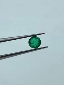 Esmeralda Natural de Zambia, Forma Redonda, Piedra Suelta de 5MM, 0.52 Quilates - Product Image 2