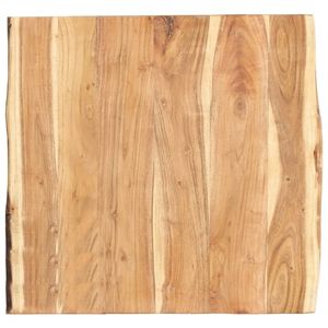 Plateau de table en bois d'acacia massif pour salle à manger, options de taille 22,8''x(19,7''-23,6'')x1,5'' - Product Image 1