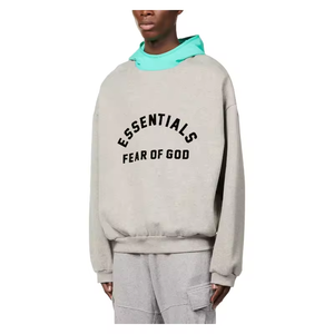 Sudadera con Capucha y Cremallera Personalizada con Estampado Gráfico Otoñal 2026, Mezcla de Algodón y Poliéster, Talla Grande para Hombre, Ecológica, Transpirable, Sin Bolsillos - Product Image 4