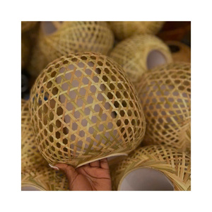 BohoBeam VIGI FARM Halina Woven Bamboo Lamp Shade Customizable Dimensions Vietnam Origin for Contemporary Home Decoration - Product Image 1