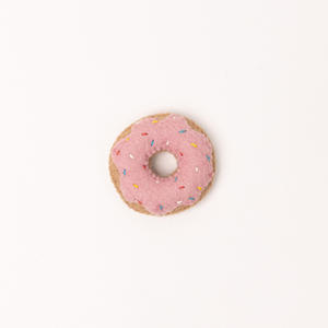 Adorno de Fieltro de Lana en Forma de Donut con Chispas, Juguete de Comida de Imitación, Juguete Educativo Hecho a Mano para Niños, Venta al por Mayor - Product Image 3