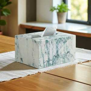 Premium Marble <b>Tissue</b> Storage Box by NEHA ENTERPRISES Modern Decorative <b>Tissue</b> <b>Holder</b> for <b>Kitchen</b> Bathroom and Hotel - Product Image 2
