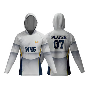 Maillot de basketball personnalisé à capuche imprimé par sublimation, respirant, anti-humidité, séchage rapide, 100 % polyester - Product Image 6
