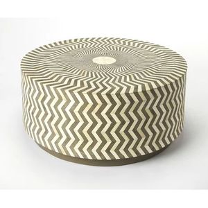 Elegante Mesa de Centro con Incrustaciones de Hueso, Mueble Decorativo Hecho a Mano, Patrón de Mosaico Artístico, Centro de Mesa de Lujo para Sala de Estar - Product Image 2