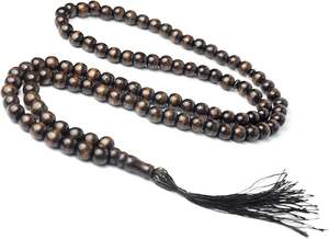Tasbih en corne naturelle conçu pour la prière islamique quotidienne et le zikr, fait main, pour une utilisation fluide et confortable. - Product Image 4