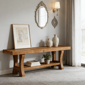 Solid Bedroom Furniture Durable Bench for <b>Comfort</b> and Style - Product Image 6