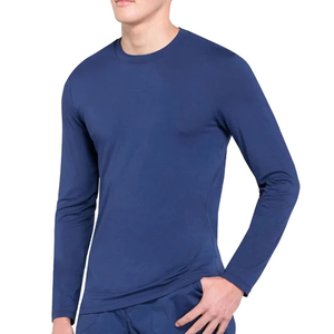 Mens Winter Thermal Base Layer Set Breathable Fleece Lined Long Sleeve Crew Neck <b>Stretch</b> <b>Machine</b> Washable Underwear - Product Image 6