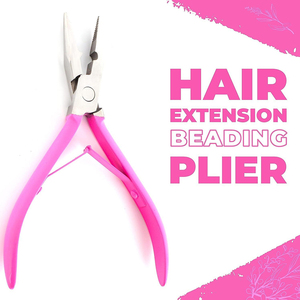 Pinzas para Extensiones de Cabello, Herramienta para Extensiones de Queratina, Cuentas Microlink, Acero Inoxidable de Grado Quirúrgico, Comercial - Product Image 2