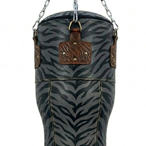 Sac de frappe en cuir personnalisable pour la boxe, les arts martiaux et le fitness, sacs de frappe en cuir de vachette - Product Image 6