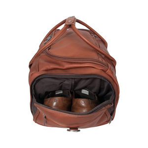Premium Quality 2024 Leather Duffle <b>Bags</b> Men Waterproof Foldable <b>Overnight</b> Luggage Multi-Functional Canvas Duffle <b>Bags</b> OEM - Product Image 2