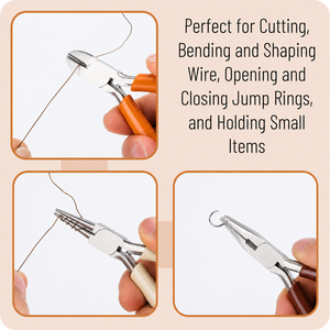 Durable Jewelry Pliers Set for Beading <b>Wire</b> Wrapping Jewelry Repair <b>Crafting</b> and Professional DIY Applications - Product Image 5