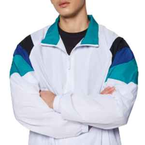 Ensemble de survêtement d'entraînement pour homme, coupe-vent, 2 pièces, avec cordon de serrage, logo personnalisé, grande taille, imprimé, pour l'hiver - Product Image 4