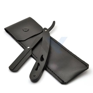 High Quality Vintage <b>Single</b> Blade Folding Stainless Steel Straight Razor for Men Face Body Grooming Professional Barber Shaving - Product Image 5