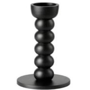 Hot Selling Matt <b>Black</b> Finished Aluminum Casted Candle Holder Decorative Metal Candle Stand for Home Decor Handmade Customized - Product Image 1