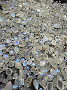 Elegant Rainbow Moonstone Calibrated Size Loose Gemstone Fine Jewelry Handmade Moonstone Crystal Gem By Supplier At Best Price - Product Image 2