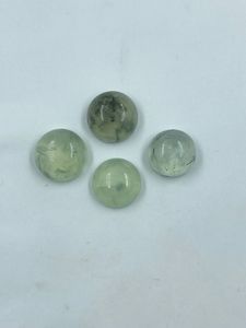 Pierre précieuse naturelle en préhnite verte, cristal poli, pierre lâche de 30,46 carats pour la fabrication de bijoux - Product Image 1