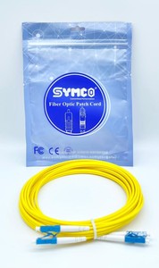 สายแพทช์ไฟเบอร์ออปติก SYMCO LC/UPC LC/UPC SM-DX-3.0-5M-2 เกรดโทรคมนาคม แบบดูเพล็กซ์ LSZH ผ่านการทดสอบจากโรงงาน 100% รับประกัน 1 ปี - Product Image 1