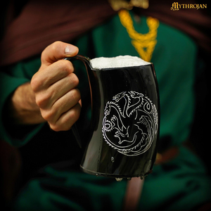 Mug en corne de Viking de haute qualité, nouveau design, tasse en céramique, accessoires pour bar, fête, bière - Product Image 4