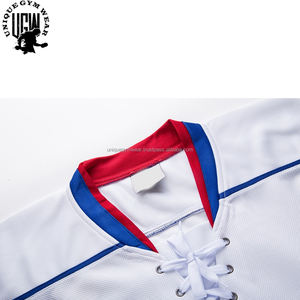 OEM personalizado adultos jóvenes camisetas de hockey sobre hielo de talla grande Spandex tela DHL Logo ropa de trabajo práctica rusa ropa deportiva PCS colores - Product Image 3