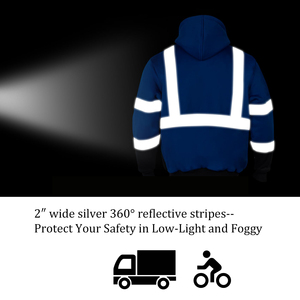 Chaqueta de Seguridad de Trabajo Resistente, Retardante de Llama, con Franjas Reflectantes, Equipo de Protección, Chaqueta de Alta Visibilidad, Uniforme de Ingeniero - Product Image 6