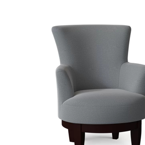 Sillón de lujo giratorio para ocio, sillón de salón, diseño de tela elegante para comedor, hotel y apartamento - Product Image 6