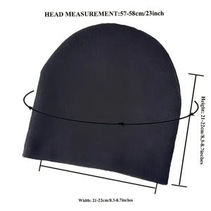 Nouveauté : Bonnets doux 100% acrylique de haute qualité, unisexes, pour l'hiver, tissu courant au Pakistan - Prix direct usine - Product Image 6