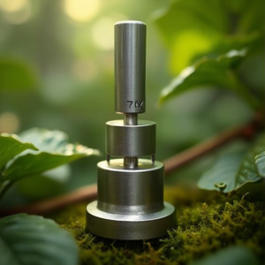 Componente de Joyería: Tapas para Cuentas de Diseño de Resorte, Cilíndricas de 7mm, de Acero Inoxidable con Baño de Oro de 18K - Product Image 2