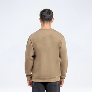Sudadera con logotipo personalizado al por mayor para hombre, sudadera de cuello redondo de algodón suave de alta calidad para hombre, transpirable - Product Image 5