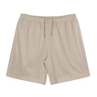 Shorts de sport décontractés pour hommes en nylon/coton respirant à séchage rapide avec logo personnalisé sur le devant