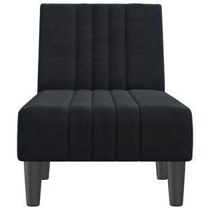Chaise Longue in Velluto Nero con Gambe Affusolate e Trapuntature, Arredamento Moderno Mid-Century per Soggiorno - Product Image 6