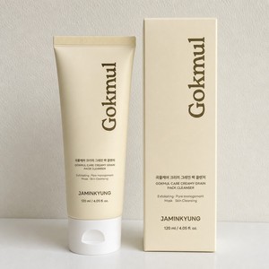 Mousse nettoyante Jamingyeong Grain Care Creamy Grain Cleansing Pack 120ml, nettoyant visage crémeux, ensemble de soins nettoyants pour la peau - Product Image 1