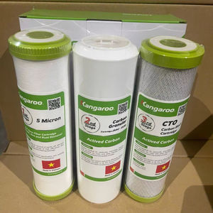 Paquete de cartuchos de filtro PP UDF CTO en caja de color. Hecho en Vietnam con carbón activado. Precio al por mayor. - Product Image 1