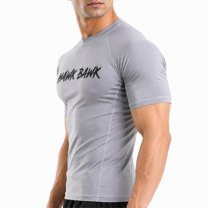 Camiseta de Compresión de Manga Corta para Hombre, Ajuste Deportivo, Comodidad Premium, Estilo Activo, Secado Rápido, Elástica, Flexible y Potente - Product Image 3