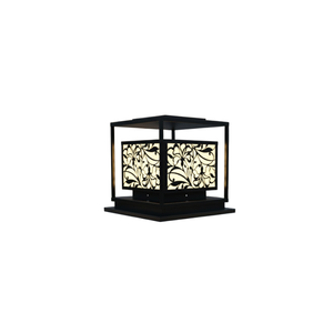 Lámpara de poste para puerta de acero/inoxidable de 1 año de duración, para exteriores/paredes/villas/jardines, 3500K (blanco cálido), CA 220V (±10%), extraíble, de Vietnam CM Decor - Product Image 1