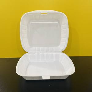 Productos Ecológicos Sostenibles de Calidad Superior en Stock, Contenedor de Alimentos Desechable de Espuma PS con 3 Compartimentos y Tapas, de Fábrica - Product Image 2