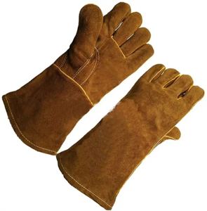 Guantes de Seguridad Industriales para Soldadura, Certificación CE, 11 oz, Sin Látex, Reforzados con Piel de Vacuno, Antiestáticos, Flexibles, Antideslizantes - Product Image 6