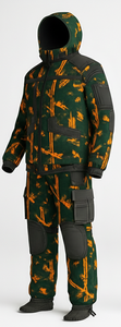 Sudadera con Capucha Profesional para Hombre, Antiarrugas, 100% Poliéster, Gruesa, Resistente, Táctica, con Estampado por Sublimación, Diseño Sólido - Product Image 3