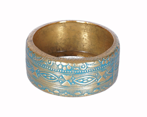 Rond de serviette design moderne en or rose, porte-rond de serviette de fête de mariage, décoration de table, prise de serviette de designer en métal faite à la main - Product Image 5