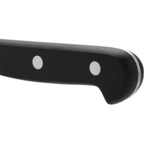 Couteaux de cuisine Silver Blade avec manche à triple rivet noir, pointe aiguisée et tranchant lisse pour la viande et les légumes - Product Image 2