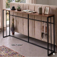 Moderner Langer Konsolentisch Wohnzimmer Eingangsbereich Heim-Möbel MDF Metall-Konstruktion Multifunktionales Design Klappbar