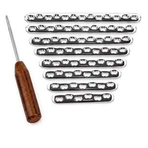 Plaques LCP de 3,5 mm à verrouillage, petites, 4 à 12 trous, avec vis de verrouillage de 3,5 mm, 82 pièces, en acier inoxydable 316L - Product Image 5
