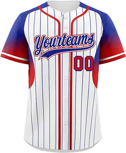 Maillot de baseball unisexe au design tendance à prix abordable, couleur unie, taille personnalisée, impression numérique du logo sur le devant, uniformes à séchage rapide - Product Image 5