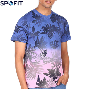 T-shirt pour homme imprimé par sublimation OEM, vêtements de sport personnalisés, impression par transfert thermique, t-shirt personnalisé imprimé par sublimation - Product Image 5