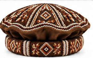 Designer <b>Man</b> Afghan Caps Black Embroidered Traditional Kuchi <b>Hat</b> Handmade Tribal Pattern Festival Topi <b>Man</b> Afghan Caps Wholesale - Product Image 6