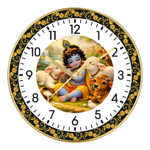 Sri Venkateswara <b>Wall</b> <b>Clock</b> <b>3D</b> Idol Design Premium Quality Promotional Office Products Printing for Back School Christmas - Product Image 2